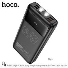 УМБ Hoco DB81 Apollo PD65W fully compatible power bank 30 000mAh Black