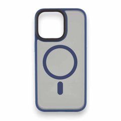 Чохол Avantis Frosted case with Magnetic Ring для iPhone 14 Pro Dark blue