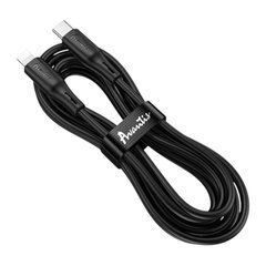 USB кабель Avantis AC-87CL Plus 2m Silicone PD 27W Type-c to lightning Black