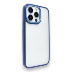 Чохол Avantis Shadow Metal Frame case для iPhone 15 Pro Max Dark blue