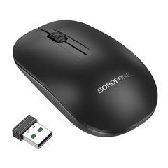 Бездротова оптична миша BOROFONE BG14 Planet 2.4G business wireless mouse чорна