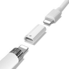 Адаптер для стілуса Apple Pencil 1st gen Lightning (female) to Lightning (female) White