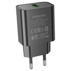 МЗП BOROFONE BA72A Spring 18W/QC3.0/1USB чорний