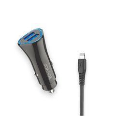 АЗП Jokade JH006 Dual port Smart car charger Lightning Black