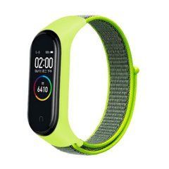 Ремінець для Xiaomi Mi Band 3/4 Nylon Loop Hot Green