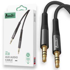 Аудіо кабель Avantis A130 3.5mm to 3.5mm 1M Black