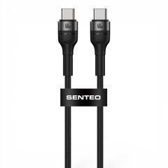 USB cable Senteo ST-01 Montes series 60W USB-C to USB-C 1,2m Black