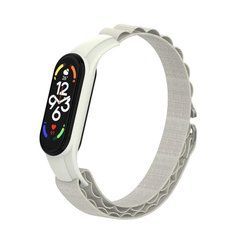 Ремінець для Xiaomi Mi Band 5/6/7 Nylon Loop White