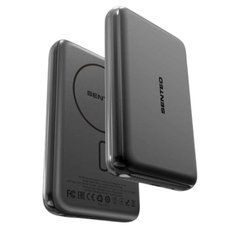 Power Bank Senteo Q.MAX 2 Ultra Slim 10000 mah 15w wireless charger Aluminium Deep black