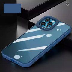 Чохол JQF evoclear (PC+TPU) case для iPhone 13 Pro Dark blue