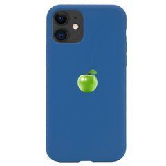 Silicone Case Full Protection для iPhone 11 Navy blue