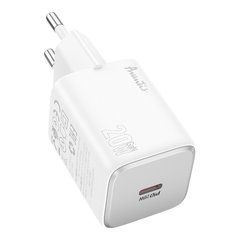 Мережевий зарядний пристрій Avantis A896 GaN single port PD20W White