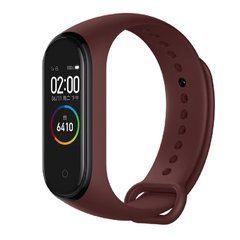 Ремінець для Xiaomi miband 5/6 Wine red