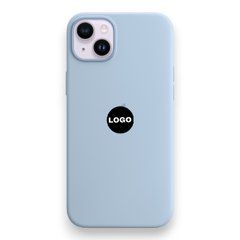Silicone case with MagSafe для iPhone 14 Sky