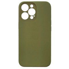 Avantis Full Silicone case для iPhone 13 Pro Max Army green