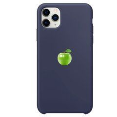 Original Silicone Soft Touch Case для iPhone 11 Pro Max Navy blue (20)