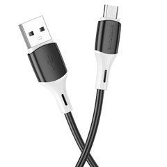Кабель BOROFONE BX79 silicone charging for Micro 2.4A/1m чорний