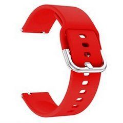 Ремінець для Samsung Gear S3/S4 20mm Silicone (мет.застібка) Red