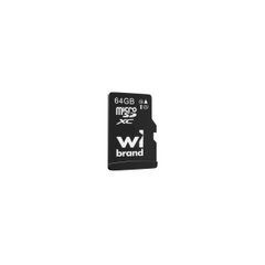 Карта пам'яті microSDXC (UHS-1) Wibrand 64Gb class 10