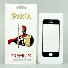 Захисне скло Sparta для Apple iPhone 5 | 5S (чорне)