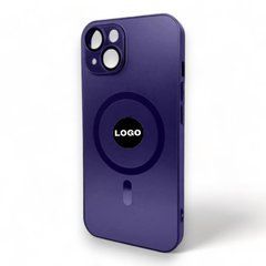 Чохол AG Glass Matte case with MagSafe для iPhone 14 Plus Deep purple