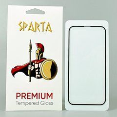 Захисне скло Sparta для Apple iPhone 13 | 13 Pro | 14 | 16e (чорне)