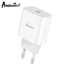 Мережевий зарядний пристрій Avantis A838 Plus PD20W White