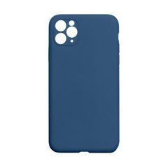 Avantis Full Silicone case для iPhone 12 Pro (camera protect) Dark blue