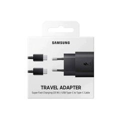 Мережевий зарядний пристрій Samsung EP-TA800/25W PD USB-C Power Adapter with USB-C to C cable Black
