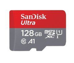 Карта пам'яті microSDXC (UHS-1) SanDisk Ultra 128Gb class 10 A1 (100Mb/s)