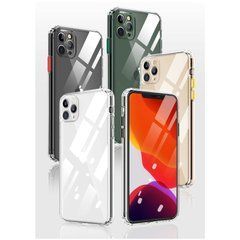 Чохол Avantis Clear Case with Color button для iPhone 12/12 Pro Black