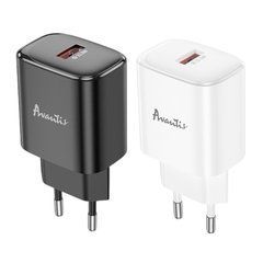 Мережевий зарядний пристрій Avantis A837 22.5W fully compatible charger Black