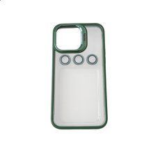 Stand Case with protective lenses for iPhone 13 Pro Green