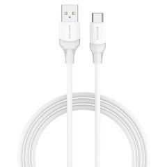 USB cable Senteo SL-07 Skin Silicone 3A USB-A to USB-C 1.2m White