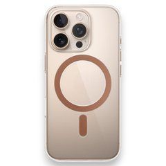 Чохол Avantis Crystal Case (PC) with Magnetic Ring для iPhone 16 Desert titanium