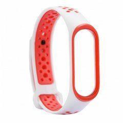 Ремінець для Xiaomi miband 3/4 Nike White-Red