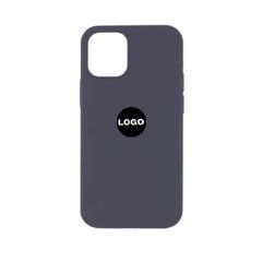Silicone Case Full Protection для iPhone 15 Pro Charcoal grey