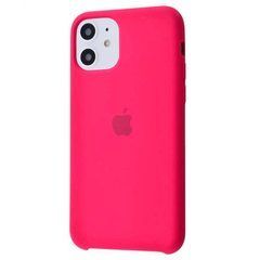 Original Silicone Soft Touch Case для iPhone 11 Pro Rose red (37)