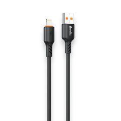 USB кабель Avantis AC-86i Silicone charging data cable Lightning Black