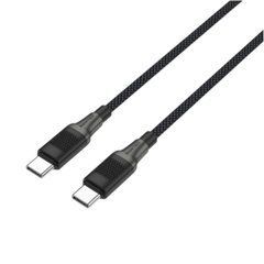 USB cable Senteo SM-04 Eplosid series 60W USB-C to USB-C 1m Black