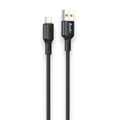 USB кабель Avantis AC-86m Silicone charging data cable Micro Black